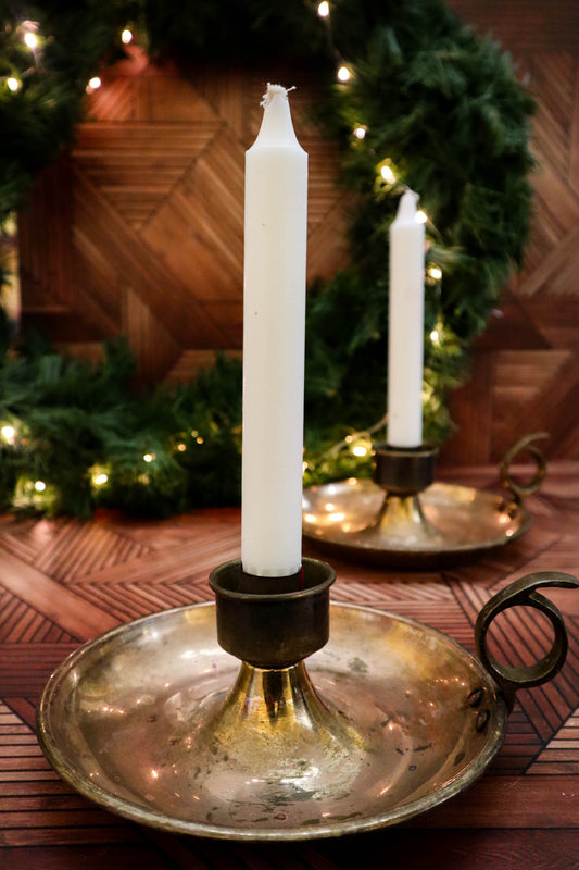 Christmas Past Candlestick Holder