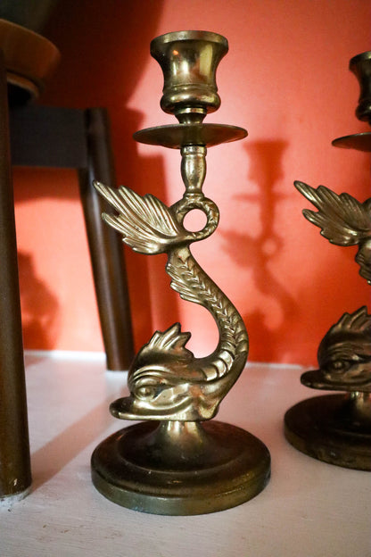 Sea-sational Candlestick Holders