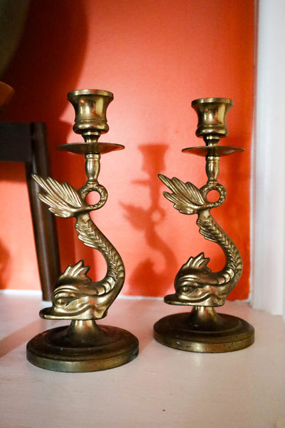 Sea-sational Candlestick Holders