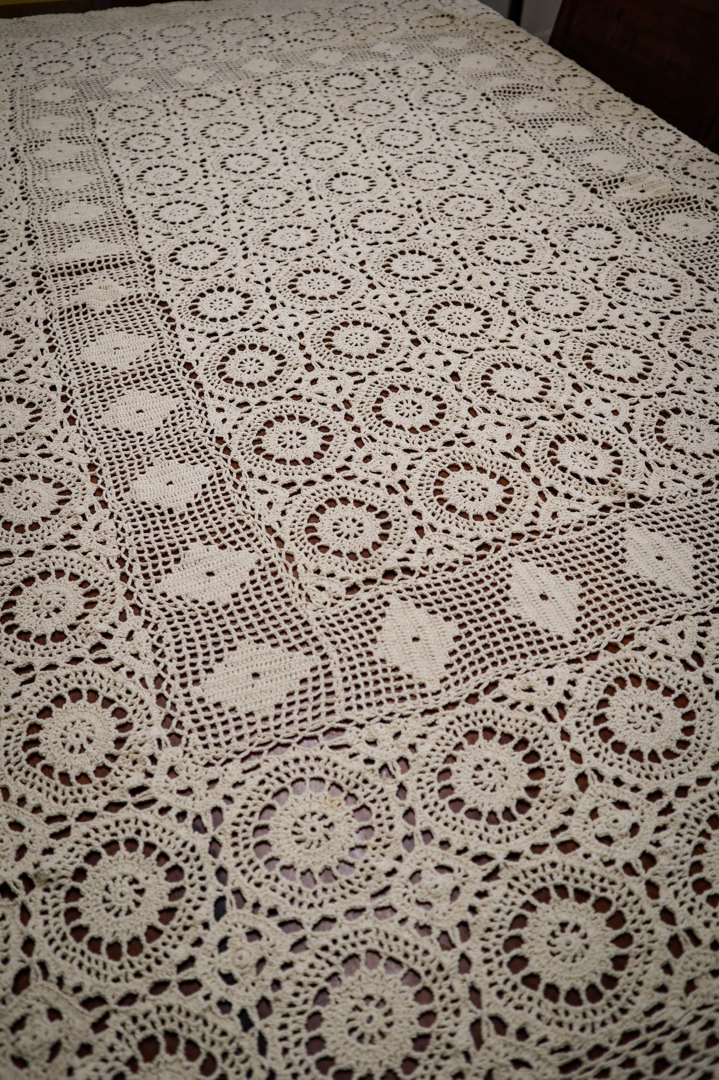 Cottagecore Crochet Tablecloth