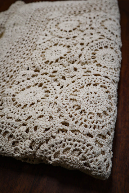 Cottagecore Crochet Tablecloth