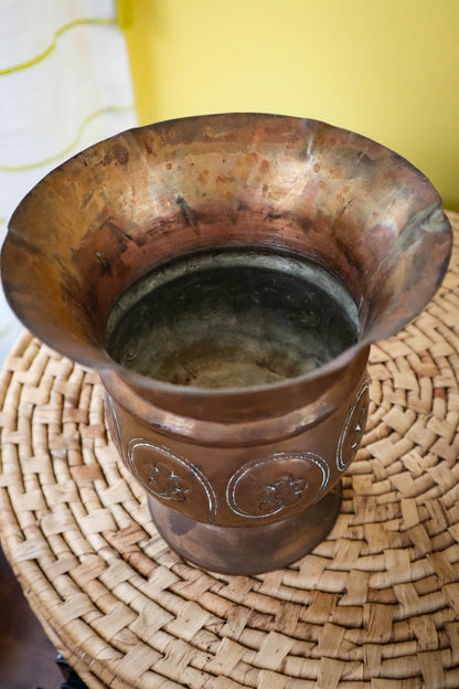 Pretty in Patina Copper Vase