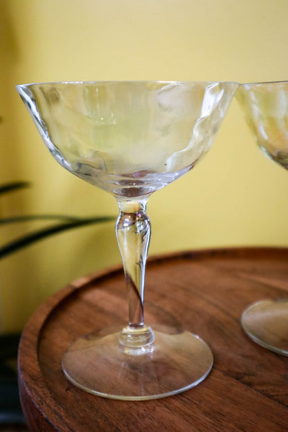 Shimmering Champagne Coupes