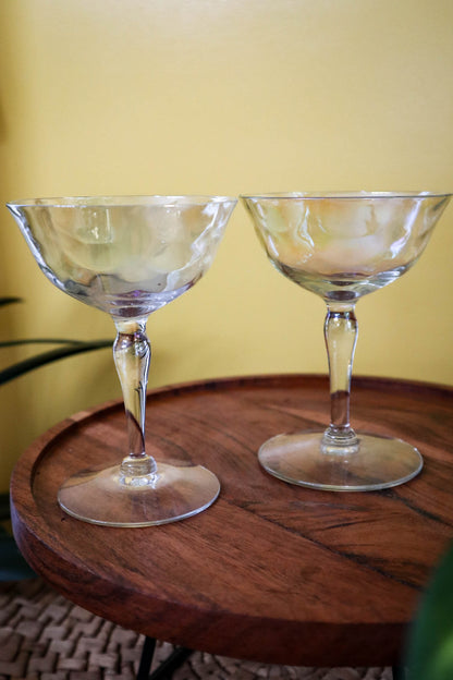 Shimmering Champagne Coupes