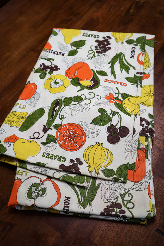 Groovy Fruits & Veggies Fabric