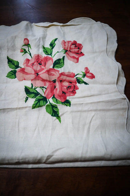 Rosy Linen Tablecloth