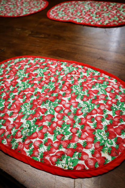 Strawberry Patch Placemats