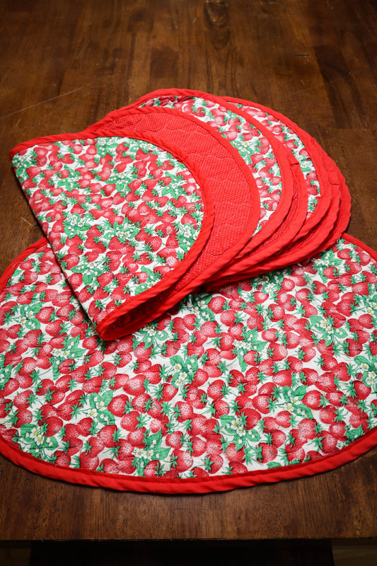 Strawberry Patch Placemats