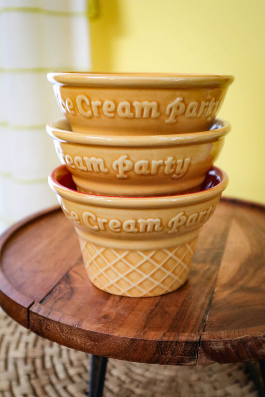 Ice Cream Cone Bowls