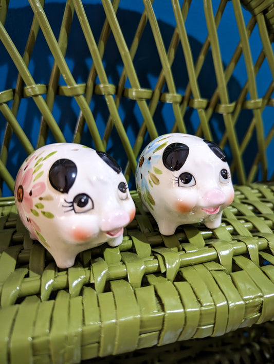 Two Porcelain Pigs