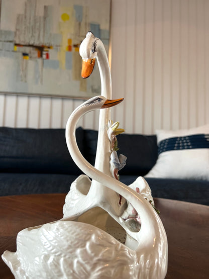 Birds of a Feather Swan Planter