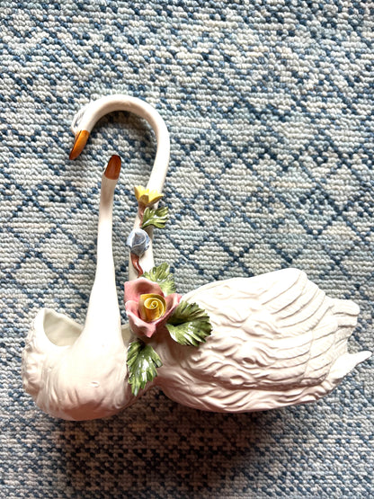 Birds of a Feather Swan Planter