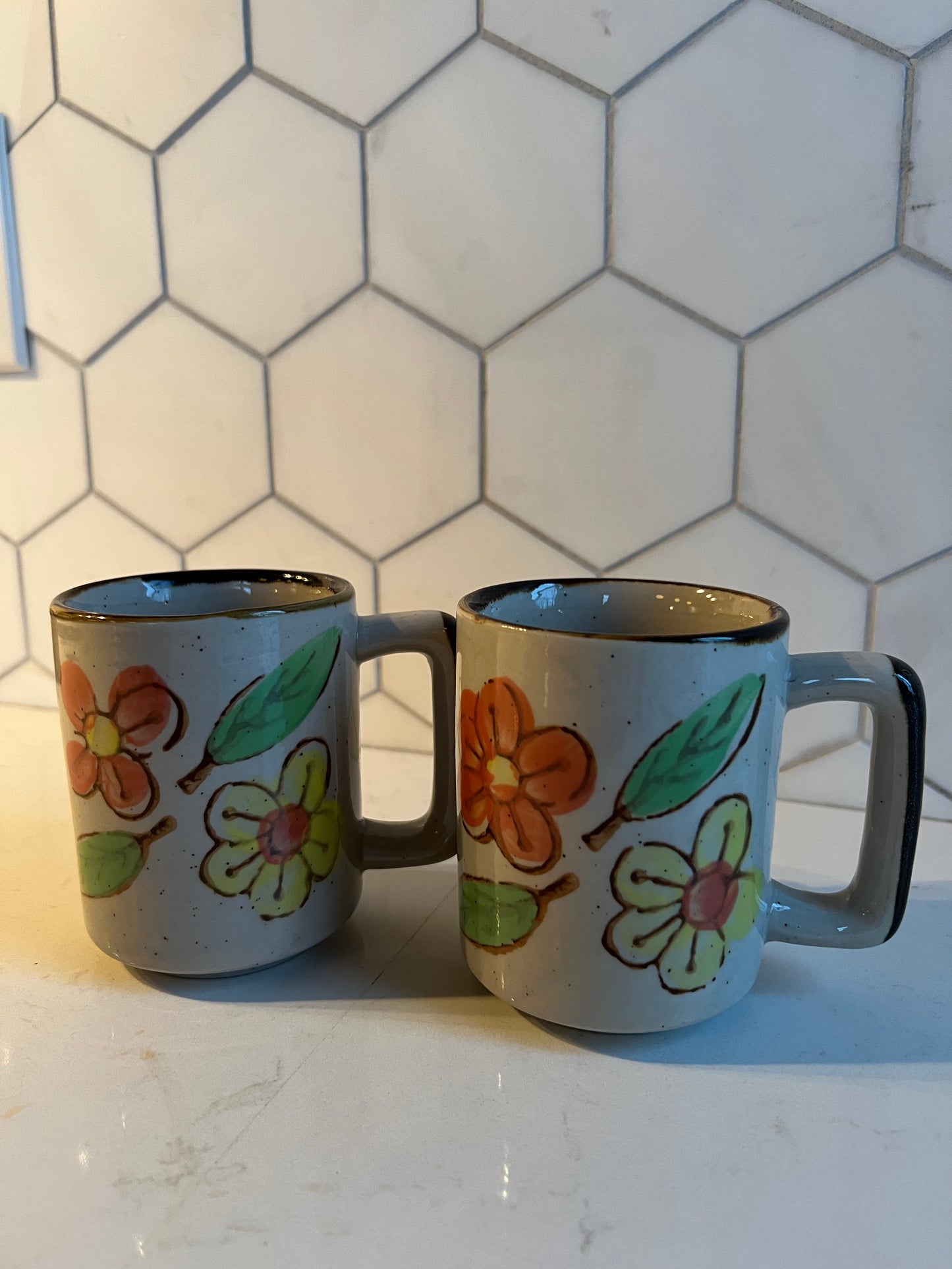 Pair of Floral Snug Mugs