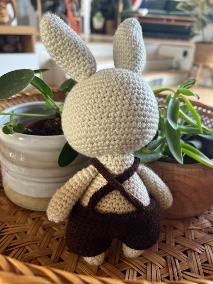 Crochet Bun In Overalls