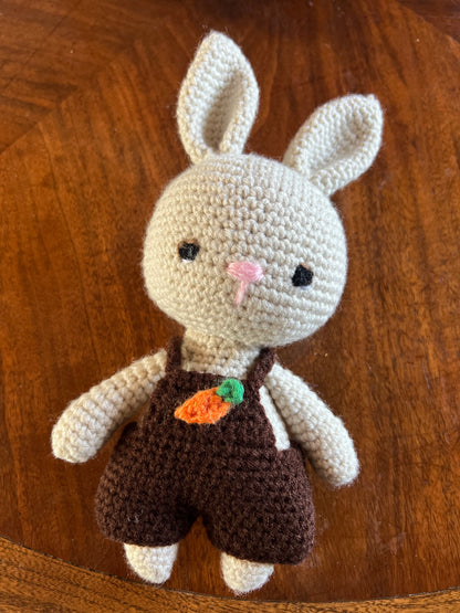 Crochet Bun In Overalls