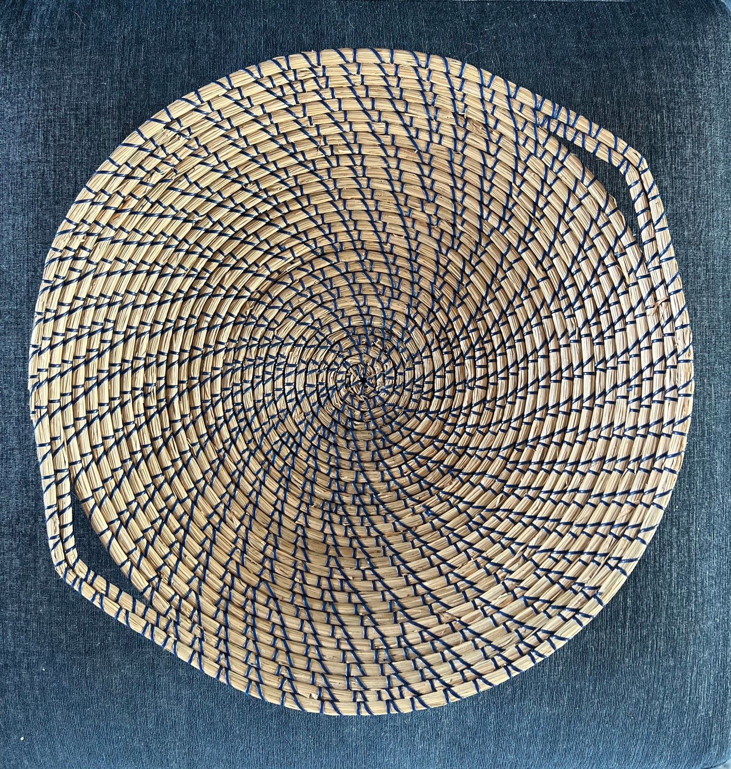 Pretty Palms Woven Basket