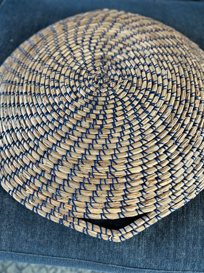 Pretty Palms Woven Basket