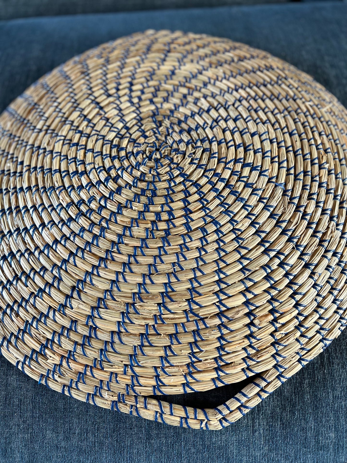 Pretty Palms Woven Basket