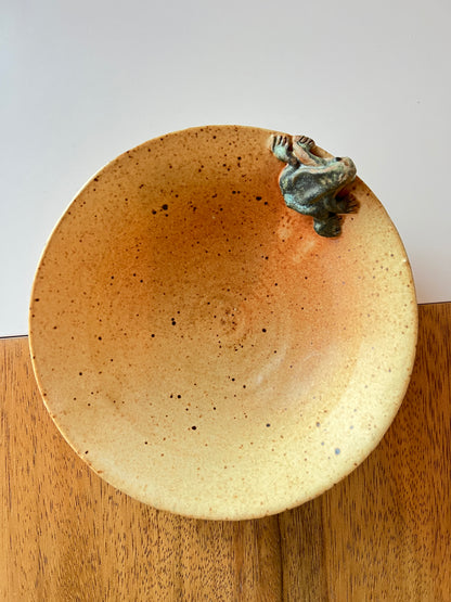 Quirky Vintage Frog Bowl