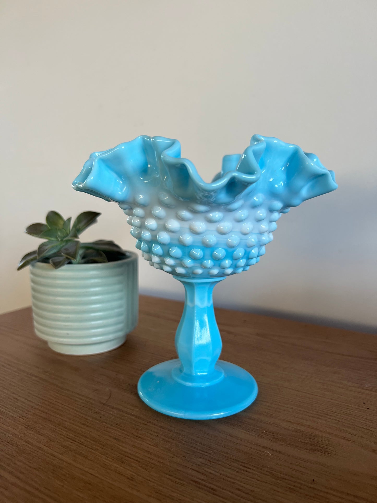 Ruffle Your Feathers Pedestal Bowl